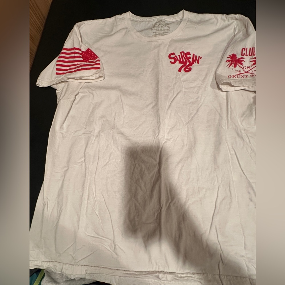 Grunt Style 3X Surfin 76’ White T-Shirt